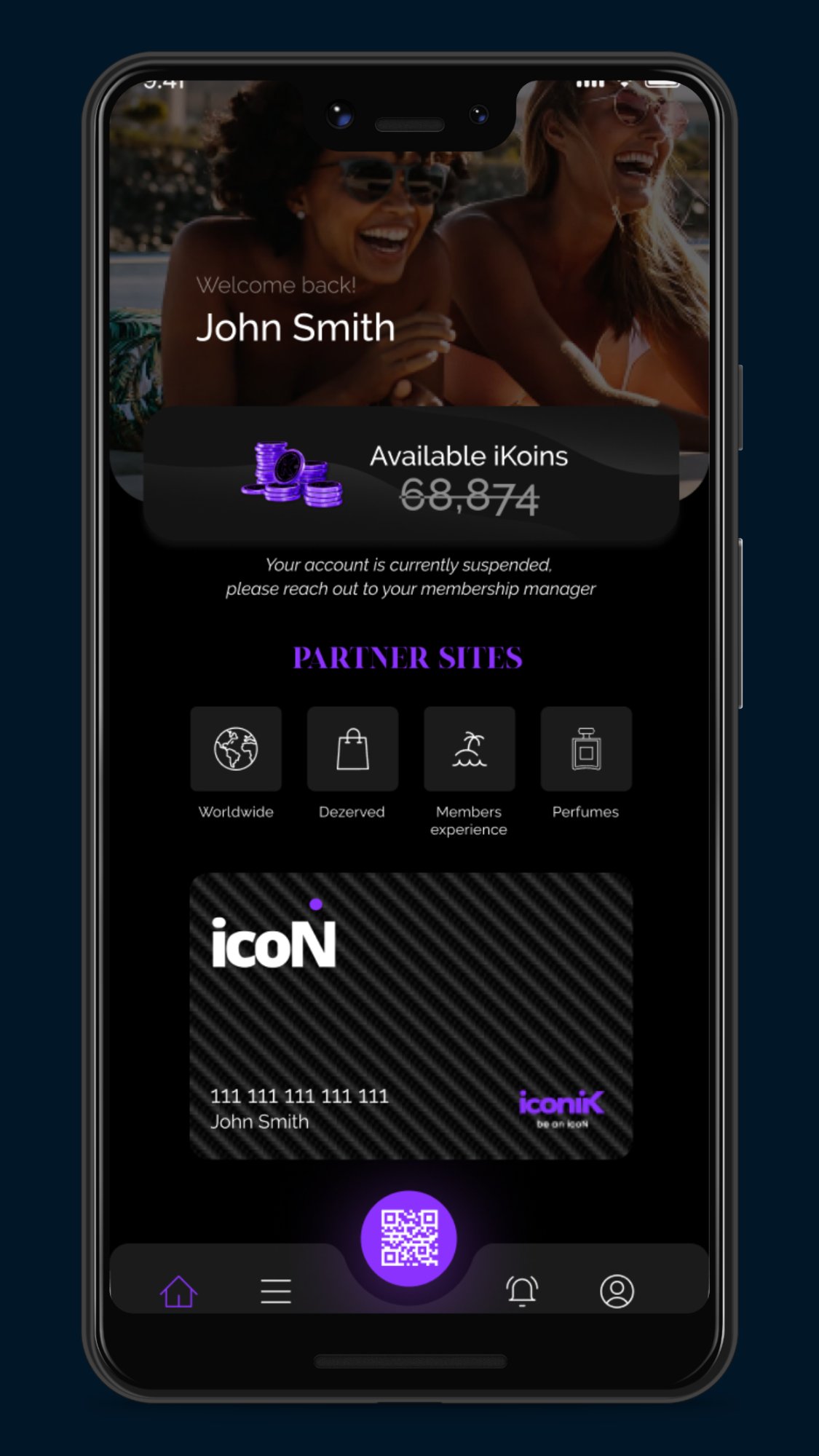 iconiK Members — Mobile App screenshot